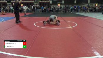 116 lbs Champ. Round 3 - Matthew Hamilton, Team Real Life vs Tyler Wenzel, Powell Wrestling Club