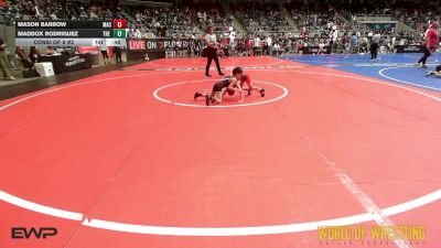 40 lbs Consi Of 8 #2 - Mason Barrow, MAC Wrestling Club vs Maddox Rodriguez, The Valley WC