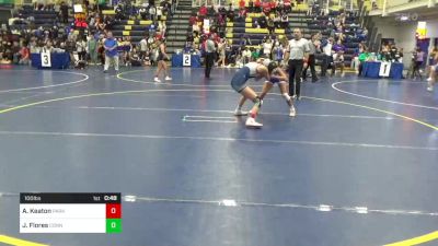 100 lbs Consy 5 - Allegra Keaton, Parkersburg South-WV vs Julieth Flores, Connellsville