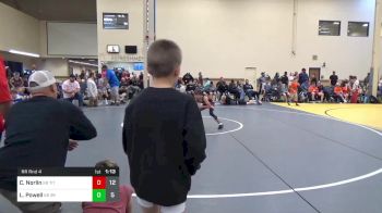 70 lbs Rr Rnd 4 - Cael Norlin, Titan WC K-8 vs London Powell, Third Monkey K-8