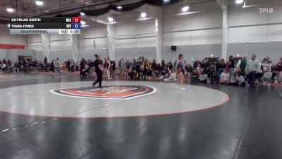 138 lbs Quarterfinal - Tiana Fries, Brewton Parker vs Skyelar Smith, West Liberty