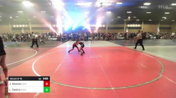 87 lbs Round Of 16 - Jordan Abania, Oakdale WC vs Lorenzo The Show Castro, Moses Lake WC