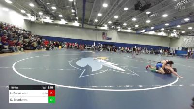 184 lbs Consi Of 16 #2 - Luke Burns, Wesleyan vs Gregory Brunk, Maine Maritime Academy (NCAA)