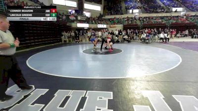 138 lbs Final - Conner Beaudin, James F. Byrnes vs Lincoln Greene, Fort Mill