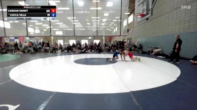 132 lbs Cons. Semi - Lucca Villa, TW Wrestling vs Carson Kenny, Lakeland Wrestling Club