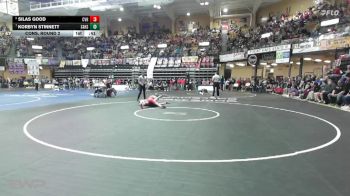 120 lbs Cons. Round 2 - Korbyn Stinnett, Sabetha HS vs Silas Good, Caney Valley HS
