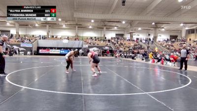 Girls 185 lbs 3rd Place Match - Ellysia Jennings, Coffee Co. Central High School vs Tyrenoria Munene, Northwest High School