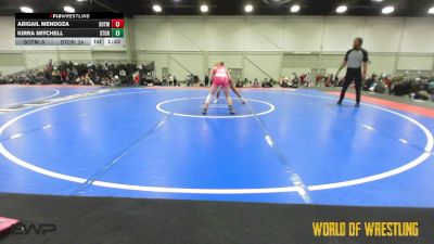 105 lbs Rr Rnd 3 - Abigail Mendoza, SOTM Big vs Kirra Mitchell, Storm Wrestling Center