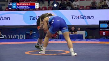 72 kg 1/4 Final - Zhamila Bakbergenova, Kazakhstan vs Adela Hanzlickova, Czechia