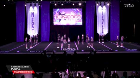 The Brandon All-stars - Purple [2025 USASF Cheer-Novice] 2025 Next Level Nationals