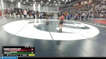 56-57 lbs Round 1 - Nalla Monson, Puyallup WC vs Baron McPartland, Prosser Wrestling Academy