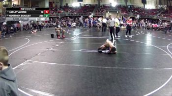 95 lbs Champ. Round 1 - Kendrick Beasley, Junior Titans Wrestling Club vs Harley Austin, Fairbury Matmen