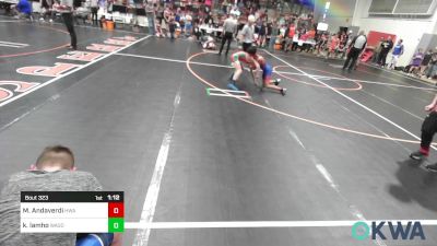 98 lbs Rr Rnd 3 - Malaki Andaverdi, HURRICANE WRESTLING ACADEMY vs King Lamho, Wagoner Takedown Club