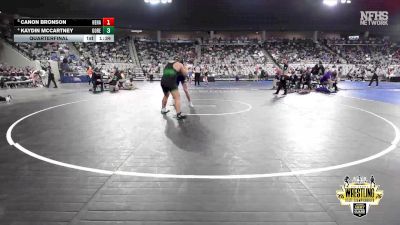 B3A-215 lbs Quarterfinal - Canon Bronson, Heritage Hall vs Kaydin Mccartney, Gore