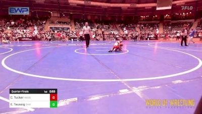 49 lbs Quarterfinal - Callahan Tucker, Wadsworth Battlezone vs Ezra Taussig, Greater Heights Wrestling