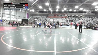 70.1-74.9 lbs Quarters - Kloe Routledge, Husky Wrestling Club vs Aurelia Bronson, Interior Grappling Academy