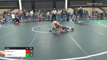 57 lbs Semifinal - Bennett Ferraro, Rampage ES vs Derik Kiefer, GA Justice Takedown ES