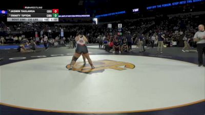 235 lbs Quarterfinal - Jasmin Taulanga, Corona (SS) vs Trinity Tipton, Camarillo (SS)