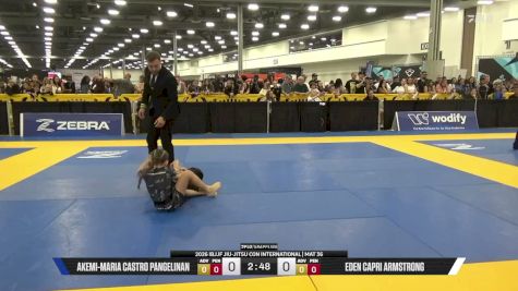 Eden Capri Armstrong vs Akemi-Maria Castro Pangelinan 2026 IBJJF Jiu-Jitsu CON International