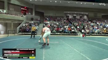 285 Championship Bracket 3rd Place Match - Prentiss Derrick, Chaska-Chan Stormhawks vs Hayden Skillings, Coon Rapids