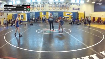 113 lbs Champ. Round 2 - Matthew Rivera, Santa Fe High School vs Ivan Eder, Cocoa Beach