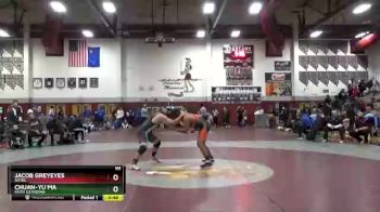 182 lbs Cons. Round 2 - Jacob Greyeyes, Aztec vs Chuan-yu Ma, Faith Lutheran