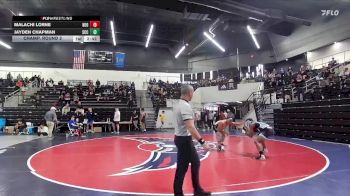 184 lbs Champ. Round 2 - Jayden Chapman, Southeast Community College vs Malachi Lorne, Northeastern Oklahoma