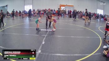 55 lbs Champ. Round 2 - Zane Tidwell, JET vs Jeremiah Simmons, Abbeville Youth Wrestling