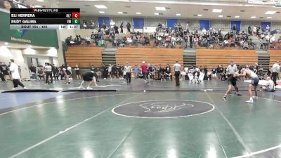 120 lbs Champ. Round 2 - Rudy Galima, Vista Murrieta vs Eli Herrera, Olympian
