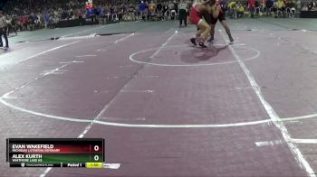 D4-190 lbs Champ. Round 1 - Evan Wakefield, Michigan Lutheran Seminary vs Alex Kurth, Whitmore Lake HS