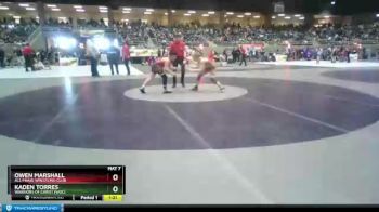 92 lbs Cons. Round 2 - Kaden Torres, Warriors Of Christ (WOC) vs Owen Marshall, All Phase Wrestling Club