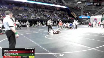 135 Class 1 lbs Quarterfinal - Lauren Phillips, Oak Grove vs Jade Studdard, Sullivan