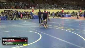 37 lbs Cons. Round 5 - Bodee Coffman, Piedmont Youth Wrestling vs Loxus Farley, Chickasha Wrestling