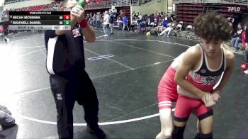 110 lbs Cons. Round 4 - Maxwell Daniel, Norfolk Catholic vs Micah McKenna, Nebraska Boyz