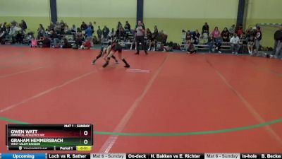 85 lbs Quarterfinal - Owen Watt, Immortal Athletics WC vs Graham Hemmersbach, West Salem Bangor