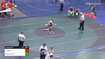 82 lbs Prelims - Alec Geer, Brookville vs Brayden Andrews, Southern Columbia