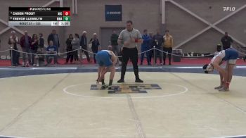 133 lbs Champ. Round 1 - Trevor Llewelyn, Maine Maritme Academy vs Caden Frost, New England College