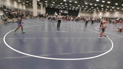 70 lbs Quarters - Damani Sanders, Sherman Challenger's vs Zayne Ranvek, Kasson-Mantorville Wrestling Club