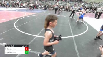 106 lbs Quarterfinal - Samson Zamora, Dethrone WC vs Tyler Davison, Small Town Grims