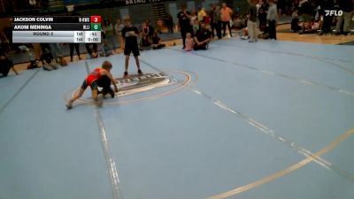 52-55 lbs Round 2 - Akoni Meninga, West Jordan Jaguars vs Jackson Colvin, RWC - Roy Wrestling Club