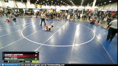 49 lbs Round 2 - Journey Whitford, Team Pride Academy vs Hekili Peters, LV Bear Wrestling Club (Spring