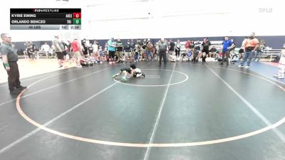 45 lbs Round Robin 3 - Kyrie Ewing, Ares - Yth vs Orlando Benczo, Tri State Hammers - YTH