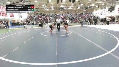 Girls 115 lbs Cons. Round 1 - Shyrah McDonald, King City Girls vs Audrey Cruz, Greenfield Girls