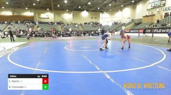 106 lbs Consi Of 8 #2 - Eva Reintz, Team Aggression vs Bella Coronado, Nevada Elite