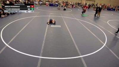 8U - K Quarters - Haakon Huber, Wayzata Youth Wrestling vs Augustine Malecha, Waseca