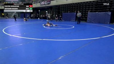 62 lbs Semifinal - Colton Augustine, Danville vs Giovanni Mazzio, Woodland