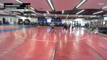 72 lbs Round 2 - Zayden Hernandez, TW Wrestling vs Korbin Brown, Ririe Youth Wrestling Club