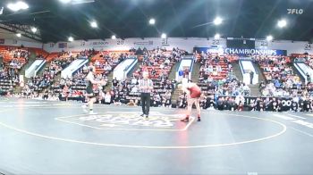 132 lbs Quarterfinals (8 Team) - Ethan Smith, Brighton vs Jaxon Keeney, Davison