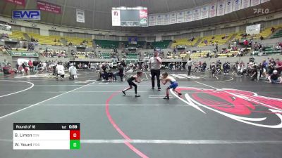 55 lbs Round Of 16 - Brody Limon, Conway Wrestling Club vs Walker Yount, Prairie Grove Youth Wrestling