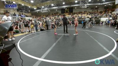 74 lbs Rr Rnd 1 - Kathleen Hackett, Mustang Bronco Wrestling Club vs Millicent Goodgion, Chandler Takedown Club